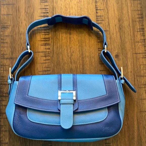 Longchamp Handbags - Longchamp two-tone blue handbag